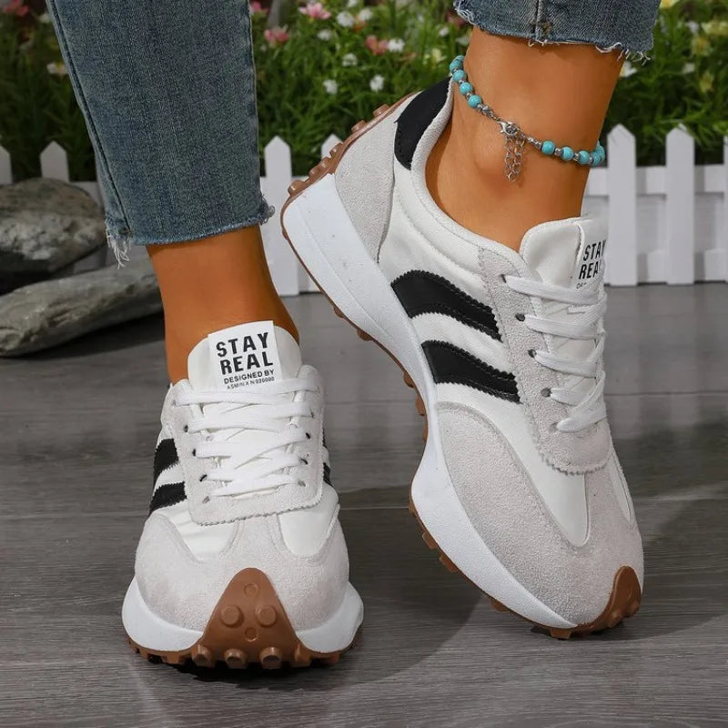 2026 Women Sneakers Spring New Luxury Flat Comfortable Slip on Soft Trend Sneakers Women Lightweight Outdoor Shoes for Women