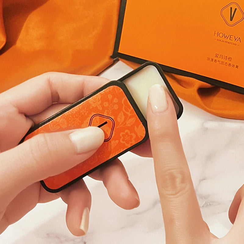 4pcs Solid Perfume Set, Floral and Fruity Fragrance, Long-lasting Fragrance, Light fragrance and Portable, Idea for Gift /Daily