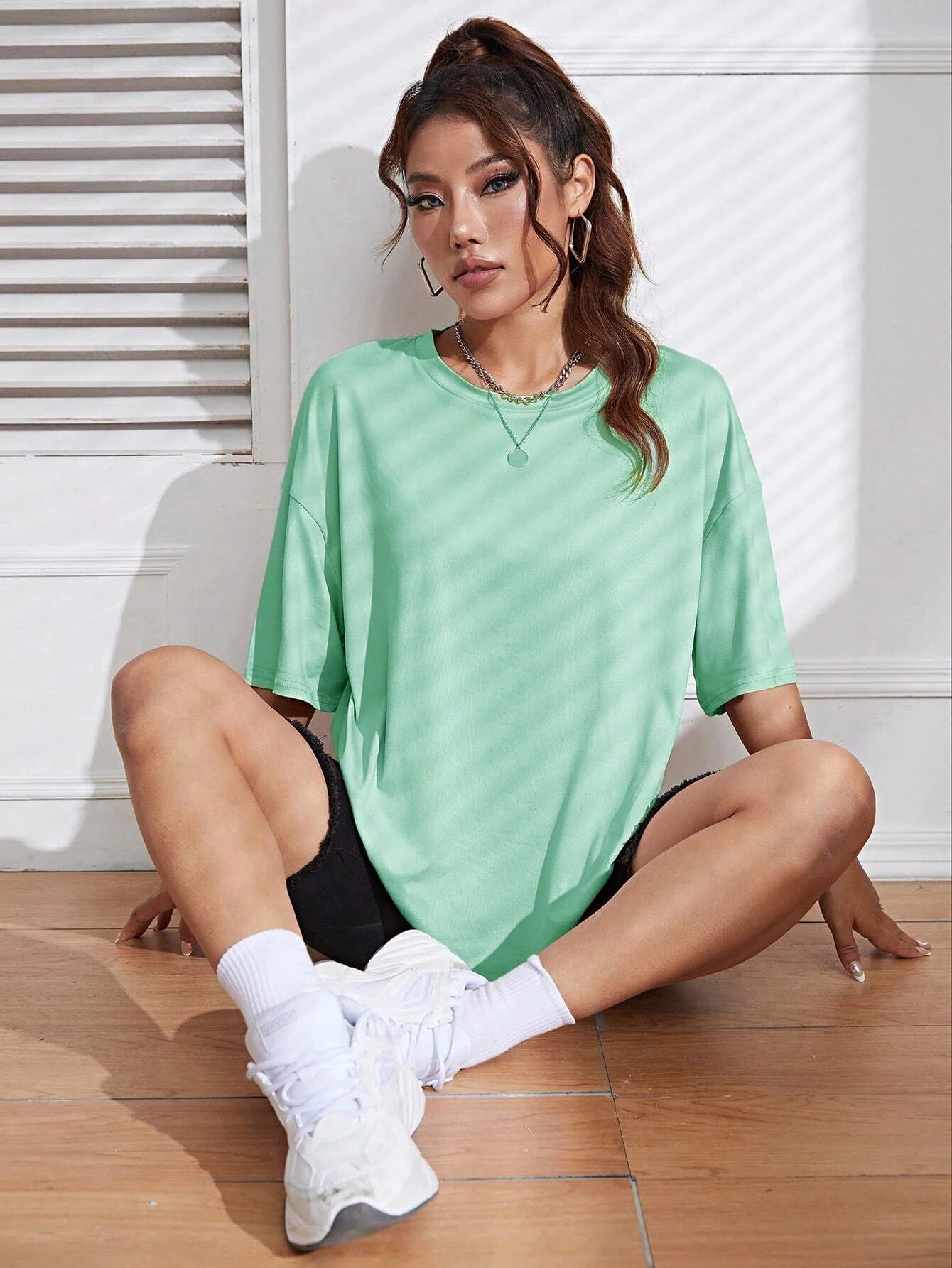 21 Color Solid Color Summer 100% Cotton Womens T Shirt Sport Multicolor T-Shirts Loose Casual Short Sleeve Unisex Fashion Tops