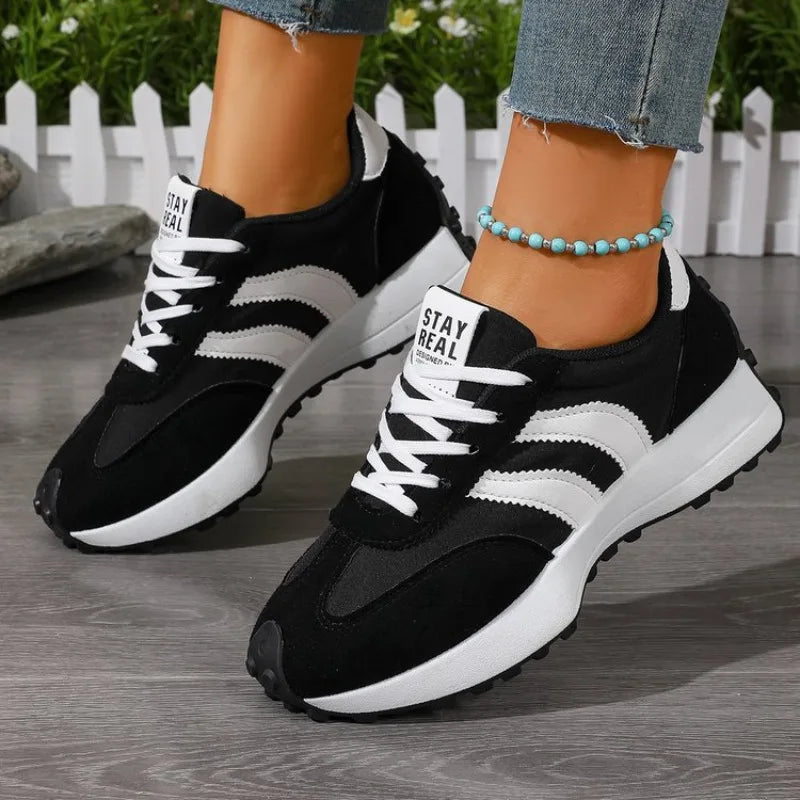 2026 Women Sneakers Spring New Luxury Flat Comfortable Slip on Soft Trend Sneakers Women Lightweight Outdoor Shoes for Women